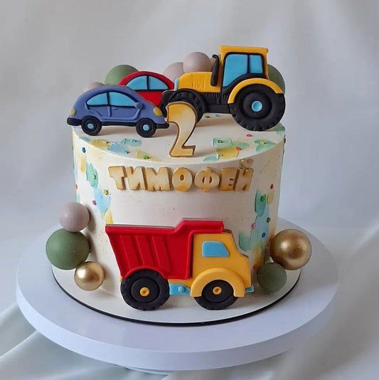 Торт с машинками