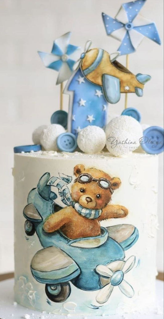 Торт с мишкой для мальчика