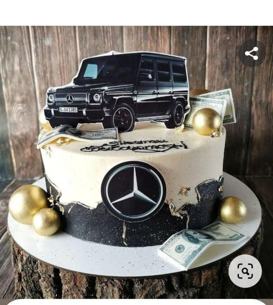 Торт Мерседес для мужчины